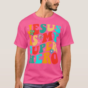 Camiseta Jesus é meu super-herói religioso cristão