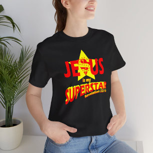 Camiseta Jesus é meu Superstar, versículo da bíblia