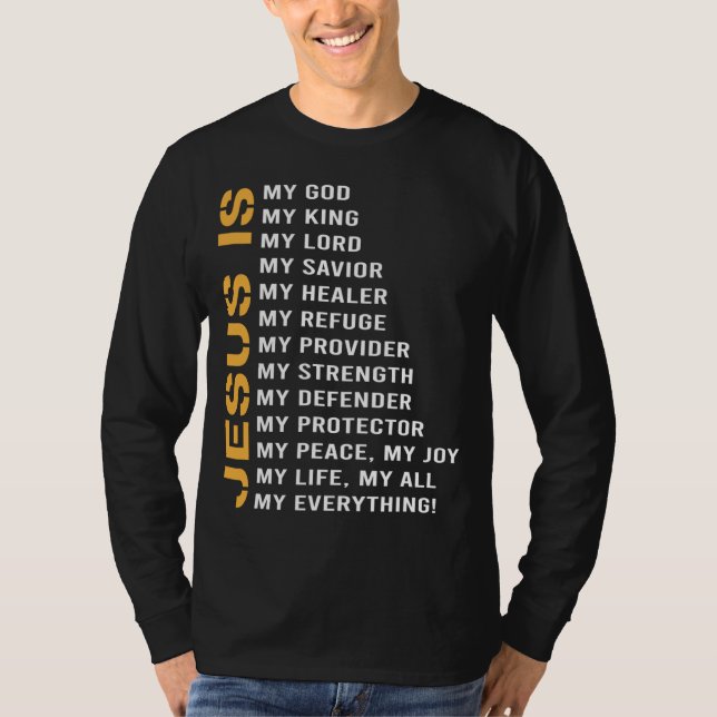 Camiseta Jesus É Meu Tudo Jesus (Frente)