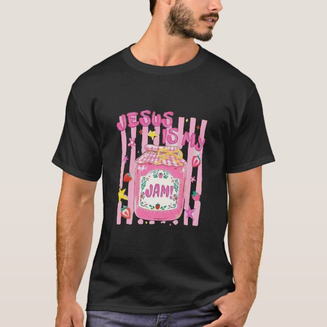 Camiseta Jesus é Minha Geléia de Morango (Frente)
