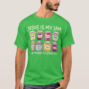 Camiseta Jesus é minha paixão e estou aqui para espalhar a