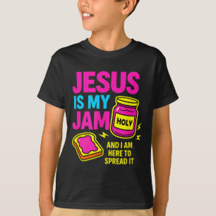 Camiseta Jesus é minha paixão e estou aqui para espalhar ve