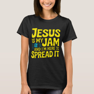Camiseta Jesus É Minha Paixão Funny Christian – Música de F
