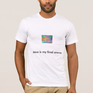 Camiseta Jesus é minha resposta final