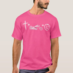 Camiseta Jesus E Motocicletas Me Torna Feliz Christi Engraç