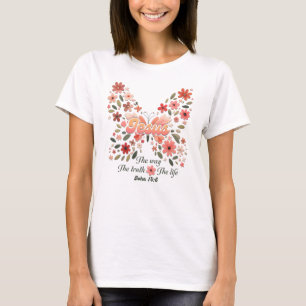 Camiseta Jesus é o caminho a verdade a vida