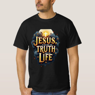 Camiseta Jesus é o caminho, a verdade e a vida