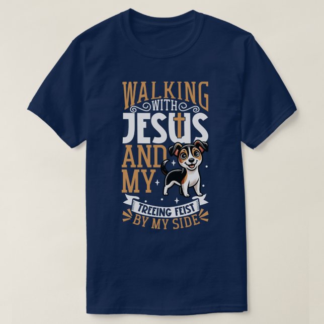 Camiseta Jesus e o cão - Punheta das Montanhas (Frente do Design)