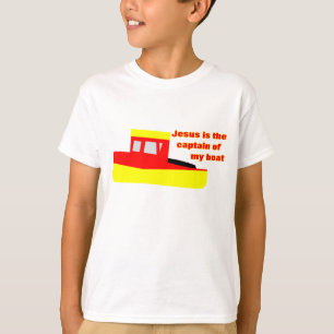Camiseta Jesus é o capitão de meu barco
