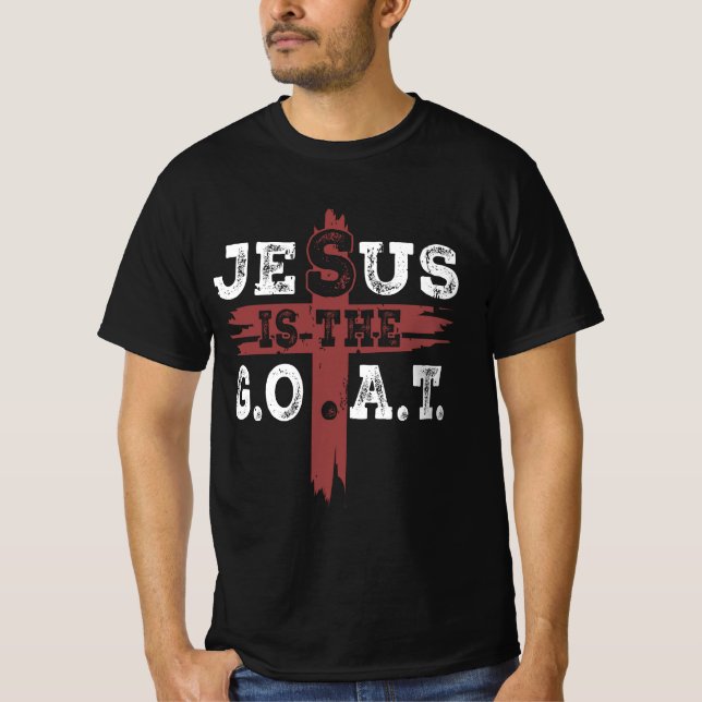 Camiseta Jesus É O Excelente Cristão Gato O Tempo Todo Reli (Frente)