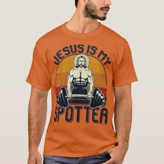 Camiseta Jesus é o meu caçador de pesos cristãos.