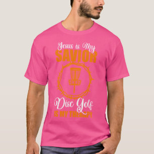 Camiseta Jesus é o meu disco salvador, a terapia de golfe,