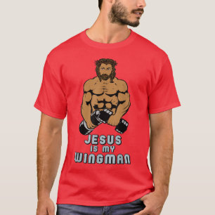 Camiseta Jesus é o meu ginásio do Wingman Workout para Home