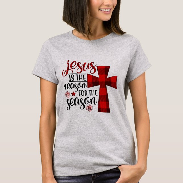 Camiseta Jesus é o motivo da temporada (Frente)