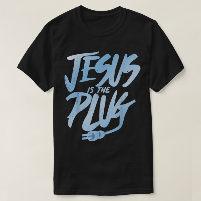 CAMISETA JESUS É O PLUG (Frente do Design)