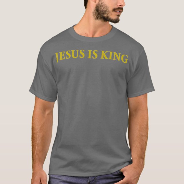 Camiseta Jesus é o rei cristão (Frente)