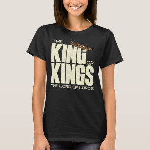 Camiseta Jesus É O Rei Dos Reis Crucifixion Crown