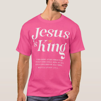 Camiseta Jesus é o rei João 146 Jesus cristão