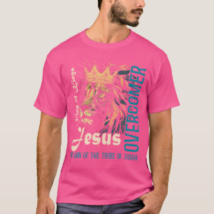Camiseta Jesus É O Rei Leão De Judah Bíblia Faith Graphic C