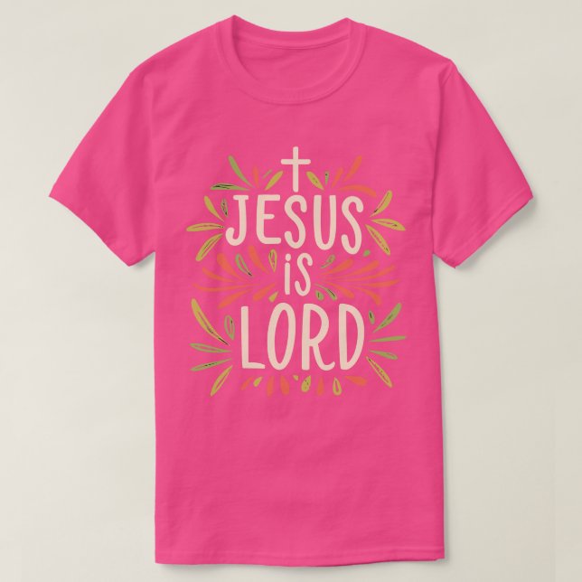 Camiseta Jesus é o Senhor Cristão (Frente do Design)