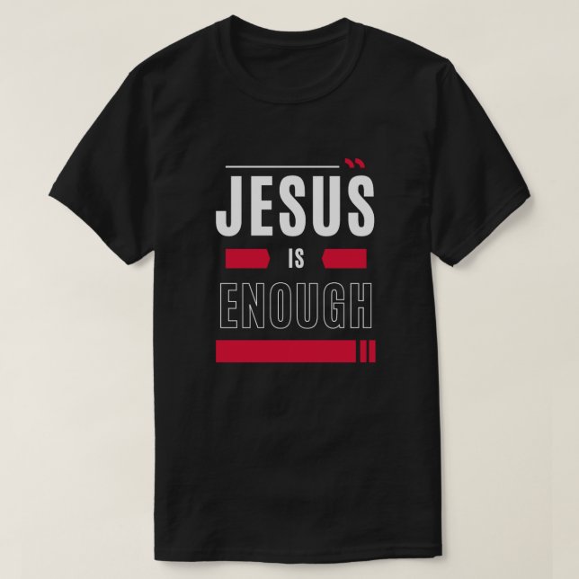 Camiseta Jesus é o suficiente (Frente do Design)