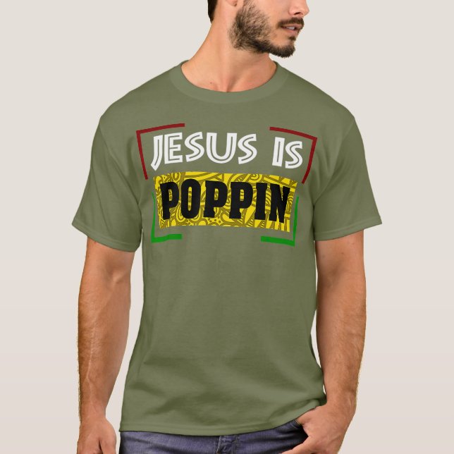Camiseta Jesus é Poppin (Frente)
