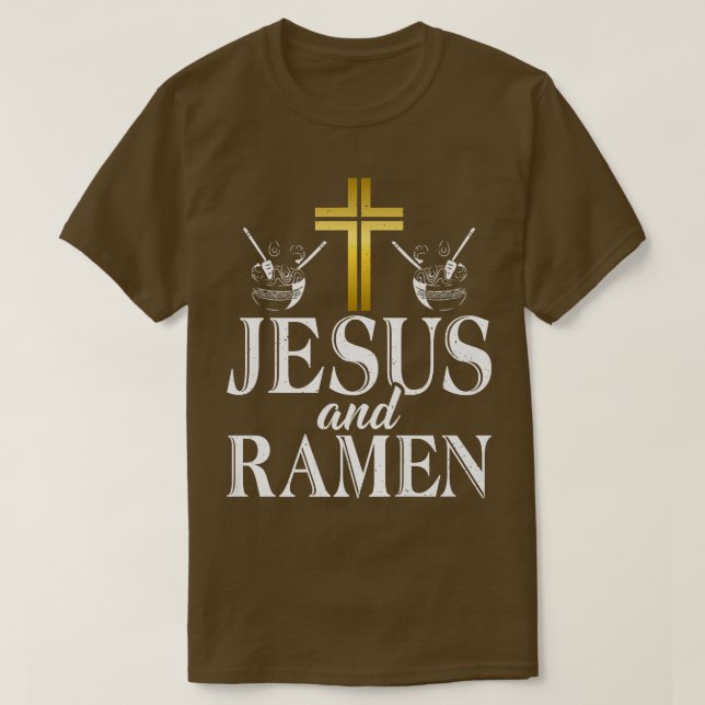 Camiseta Jesus E Ramen Lover 471 (Frente do Design)
