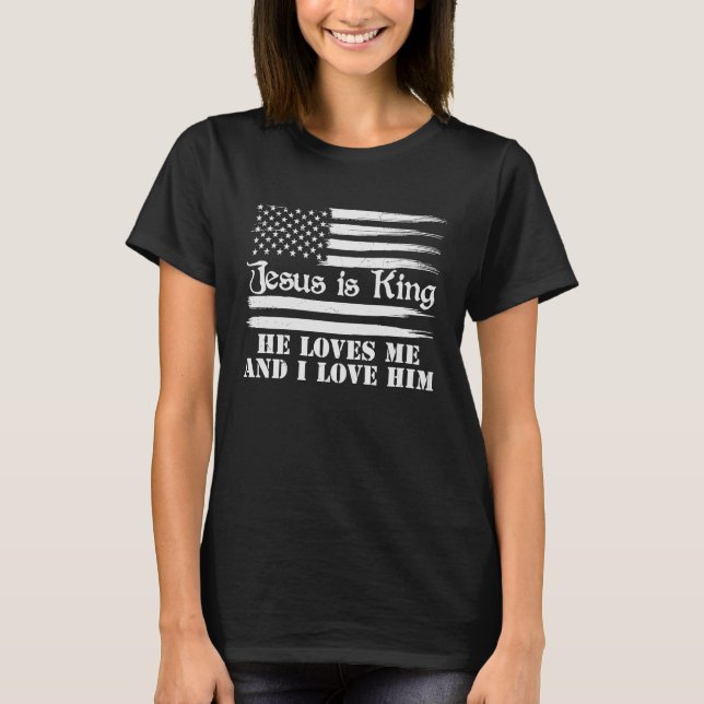 Camiseta Jesus é rei (Frente)