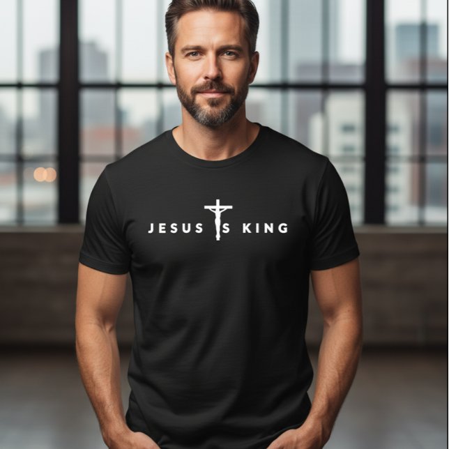 Camiseta Jesus é rei (Criador carregado)