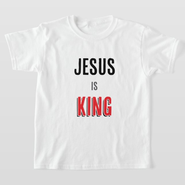 Camiseta Jesus é rei (Postura )