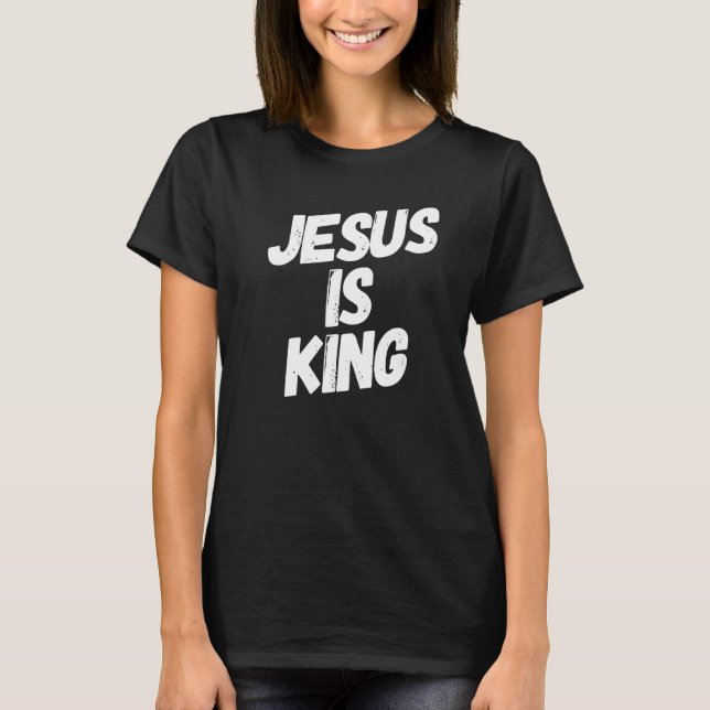 Camiseta Jesus É Rei  3 (Frente)
