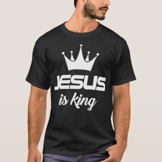 Camiseta Jesus é rei, cristão, Jesus