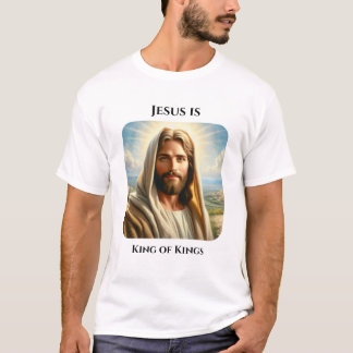 Camiseta Jesus é Rei dos Reis