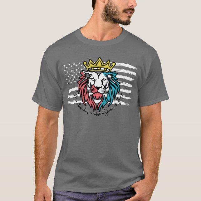 Camiseta Jesus é Rei - PNG (Frente)