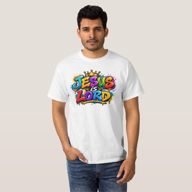 Camiseta Jesus é Senhor (Frente Completa)