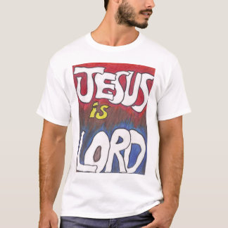 Camiseta Jesus é senhor Cristão T-shirt por Mandee