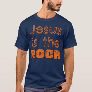 Camiseta Jesus É Sólido Como Uma Rocha