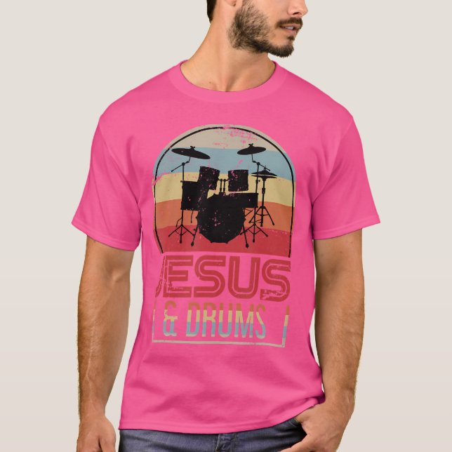 Camiseta Jesus E Tambores Jesus (Frente)