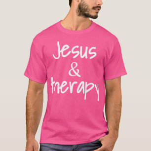 Camiseta Jesus E Terapia Humor Cristão Para Christian Co