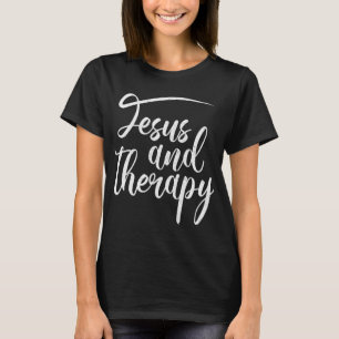 Camiseta Jesus e Terapia Humor Cristão Religioso