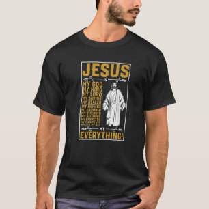 Camiseta Jesus é tudo meu Deus cristão