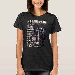 Camiseta Jesus é tudo meu Deus, meu Senhor Salvador W