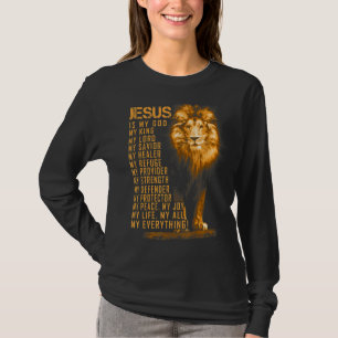 Camiseta Jesus é tudo meu Deus, Senhor Salvador C