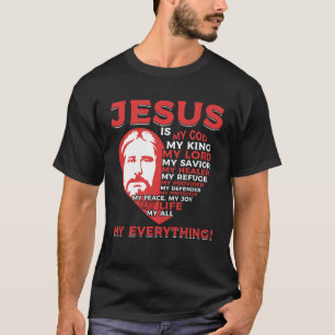 Camiseta Jesus é tudo meu Deus, Senhor Salvador R
