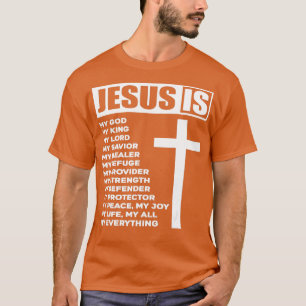 Camiseta Jesus é tudo o meu Deus salvador