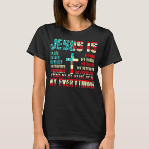 Camiseta Jesus é tudo o meu Deus salvador