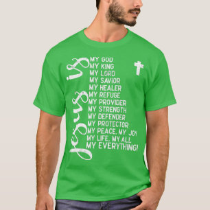 Camiseta Jesus é tudo o meu Deus salvador C