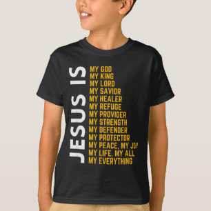 Camiseta Jesus É Tudo Para Mim Cristão Deus Jesus Religião