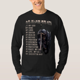 Camiseta Jesus é Tudo para Mim Meu Deus Senhor Salvador S