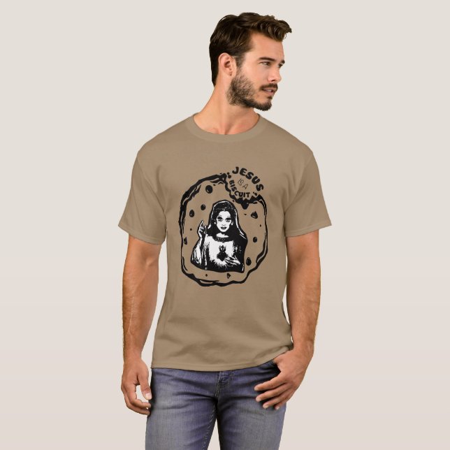 Camiseta Jesus é um biscoito! (Frente Completa)